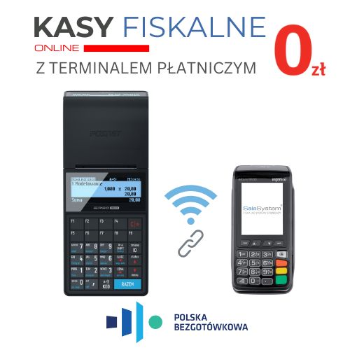 kasa fiskalna z terminalem płatniczym